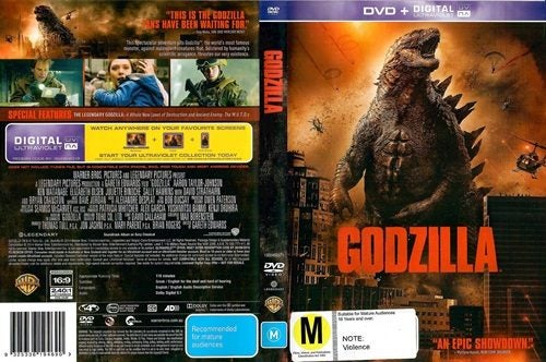 Godzilla - Aaron Taylor-Johnson, Elizabeth Olsen, DVD Region 4 Carousel 1