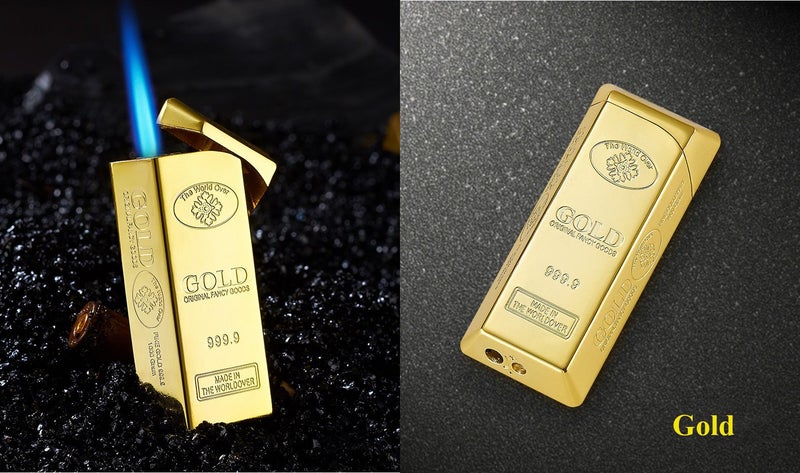 Antai 4 Gold Block Windproof Jet Lighter Carousel 1