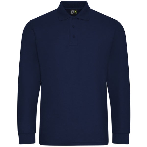 PRORTX Mens Long-Sleeved Polo Shirt Carousel 1