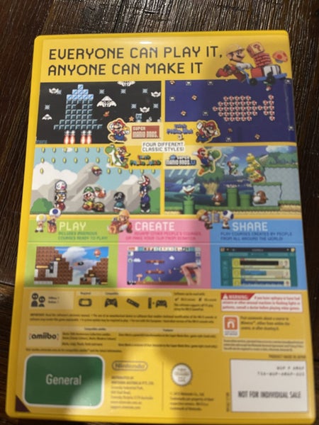 Super Mario Maker - Nintendo WiiU Game Carousel 2