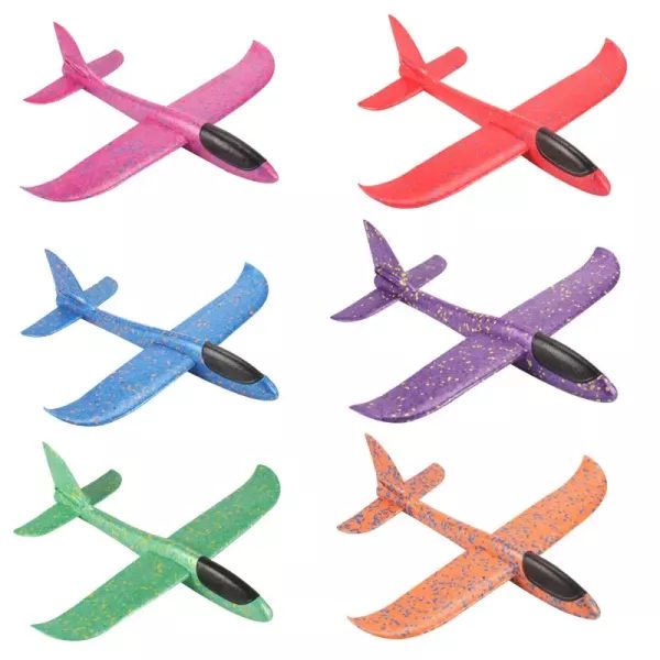 50CM Big Foam Plane Glider Hand Throw Airplane Light Inertial EPP Bubble Planes Carousel 1