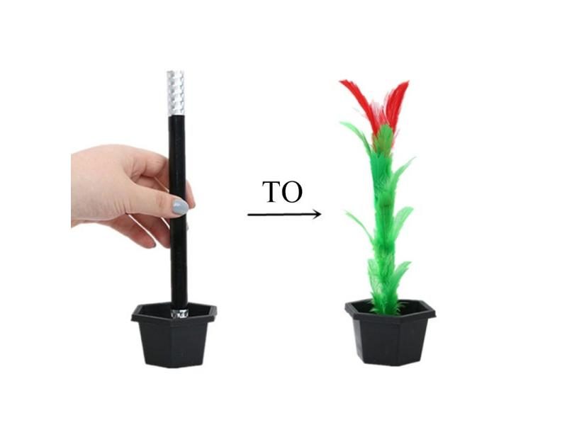 Crazy Magic Wand Toy To Flower Sets Easy Magician Tricks Fire Street Stage Carousel 1