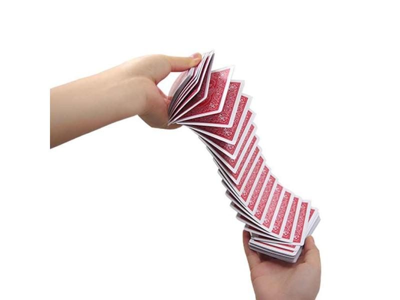 Magic Electric Deck Card Prank Trick Prop Gag Poker Acrobatics Waterfall Card Carousel 1