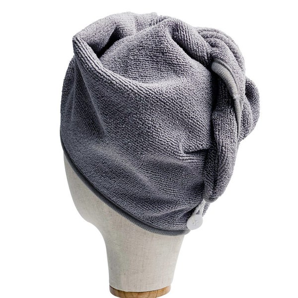 2PCS Microfiber Hair Drying Cap Quick-Dry Absorbent Towel Wrap-Pink Carousel 2