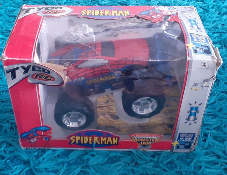 Vintage Tyco Spider-Man Monster Jam RC Car Carousel 1