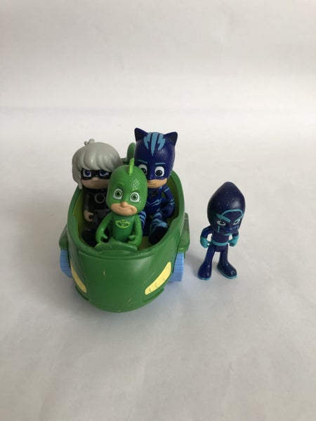 PJ Masks Set - Luna - Gekko - Catboy - Ninja Villan - Vehicle Carousel 7