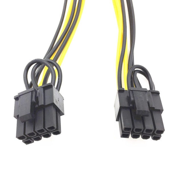 18AWG 20CM PCIe Female to Male VGA Splitter Cable 6pin to 8pin / 8pin to 2x 8pin Carousel 4