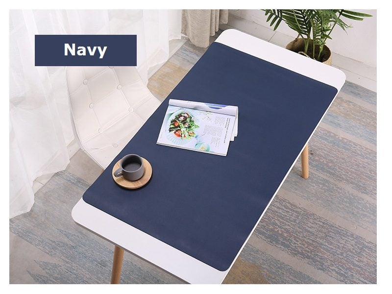 100*50cm PU Leather Desk Mat Computer Laptop Keyboard Mouse Pad Office Carousel 12