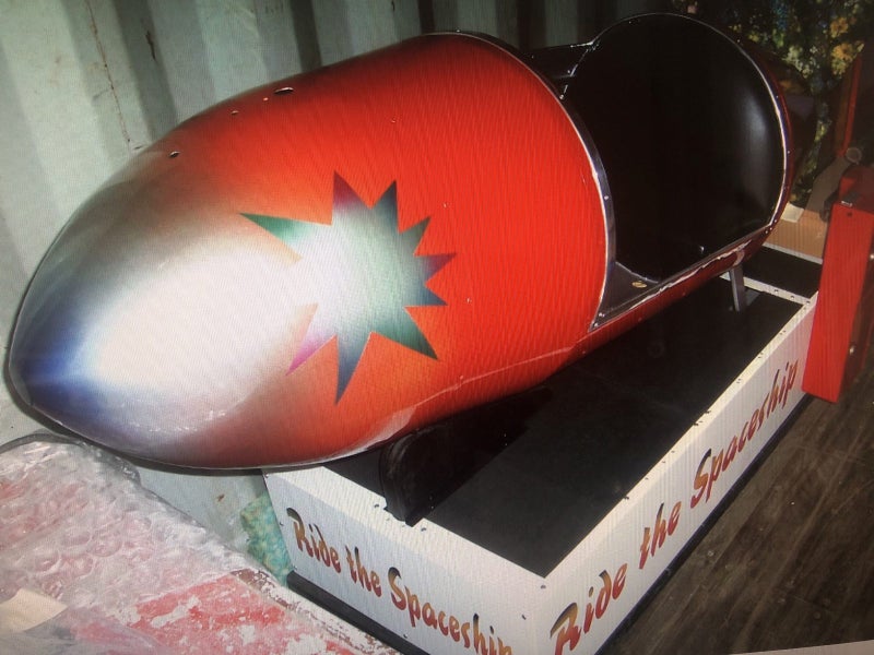 Old Rocket Ride Coin Op (Restored) Carousel 2