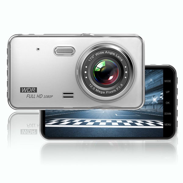 GT29 4 inch 1080P Parking Monitoring Dual Lens Car DVR Recording Driving Recorde Carousel 1