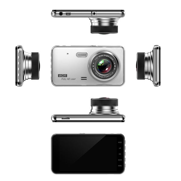 GT29 4 inch 1080P Parking Monitoring Dual Lens Car DVR Recording Driving Recorde Carousel 2
