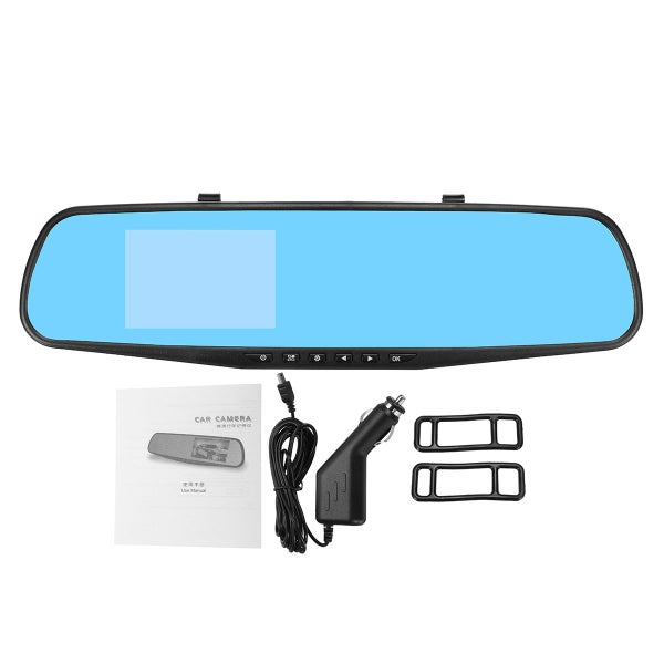 3 . 5 / 4 . 3 Car DVR HD 1080P Dual Lens Rearview Dash Cam LCD Recorder Rear Cam Carousel 2
