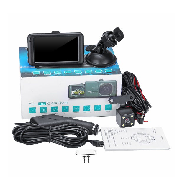 XD101 Dual Lens 3 Inch 720P Driving Recorder 170 Degree Wide Angle Lens Car DVR Carousel 8