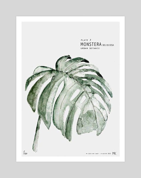 Monstera by My Deer Art Print - 30cm x 40cm Carousel 1