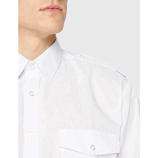 Premier Mens Short Sleeve Pilot Plain Work Shirt Carousel 4