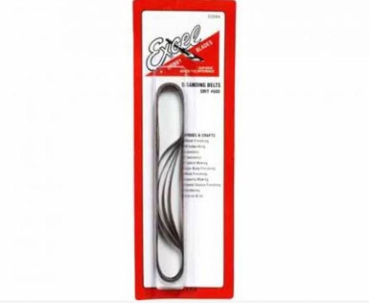 Excel Tools 55684 Spare Belts #600 Grit pack 5 Carousel 1