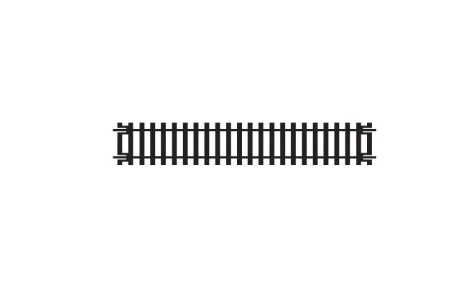 HOR R0600-12 Hornby Straight Track (12 Pack) Carousel 1
