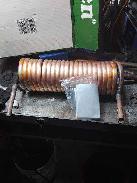 Copper coil 7.5 metres. Carousel 1