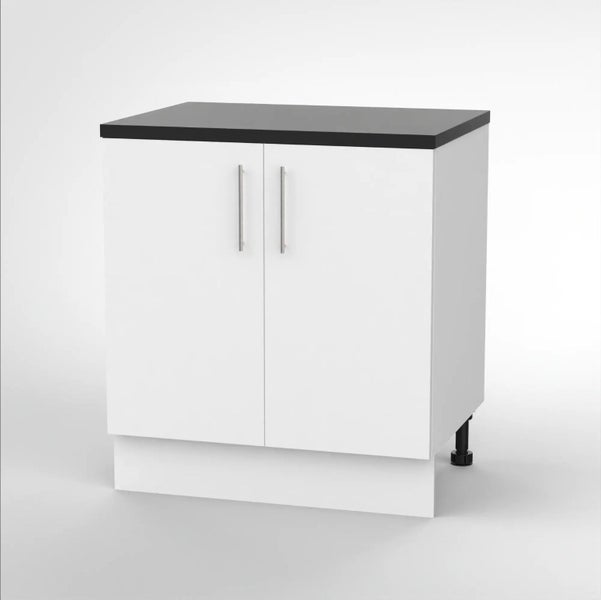 DECO SLAB WHITE - Base cabinet 800mm Carousel 1