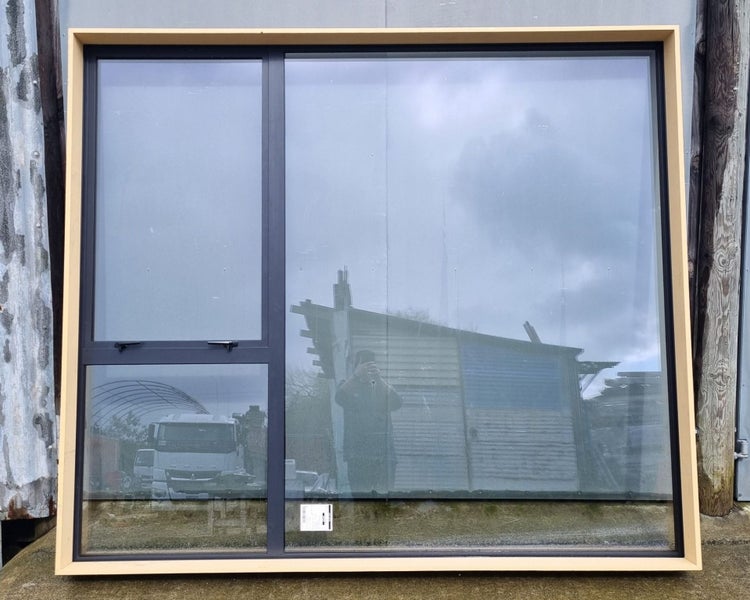 *NEW*Aluminium Window Double Glazed Slate Grey 2400 W x 2080 H [#4376 SF] Carousel 2