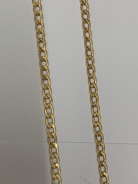 10kt Gold Curb 55cm Italy Chain By Michael Hill Carousel 2