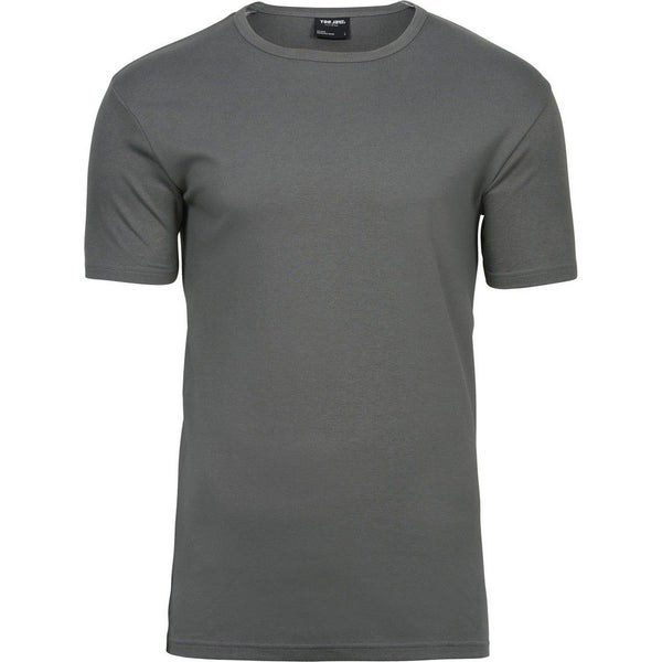 Tee Jays Mens Interlock Short Sleeve T-Shirt Carousel 1