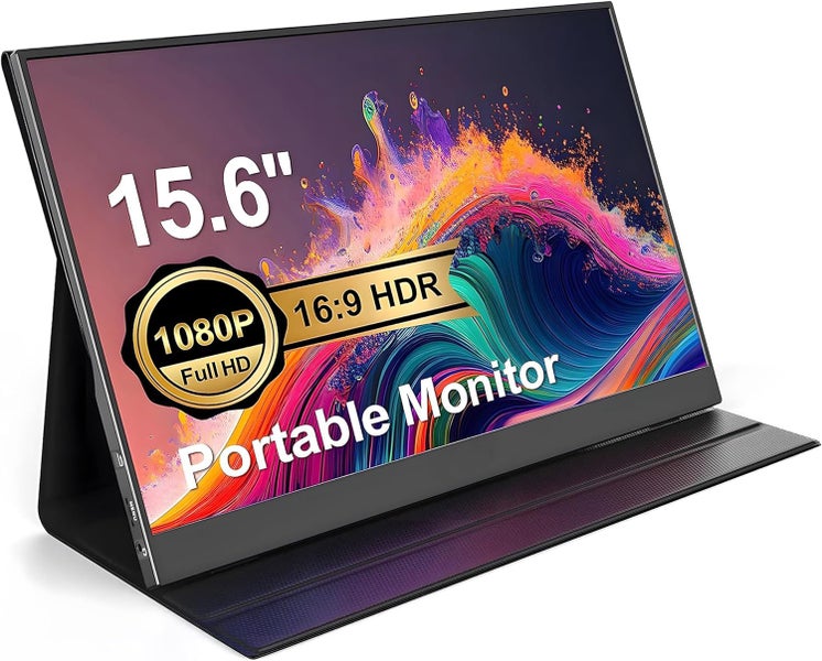 15.6”Portable Monitor USB C HDMI FHD 1080P Laptop Extender Gaming Display Carousel 1