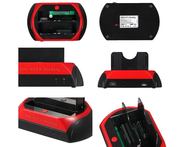 HDD Docking Station, IDE SATA Hard Drive Docking Station Carousel 10