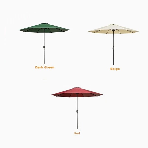 Patio Umbrella 2.7m Patio Garden Sun-Resistant Balcony Carousel 1