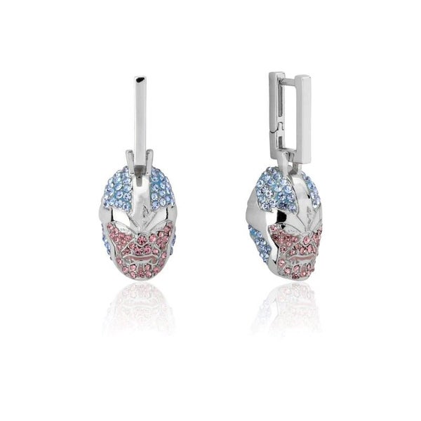 Marvel Couture Kingdom - Thanos Crystal Drop Earrings Silver Carousel 1
