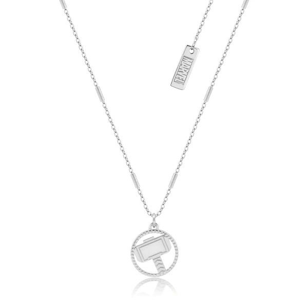 Marvel Couture Kingdom - Thor Hammer Necklace Silver Carousel 1