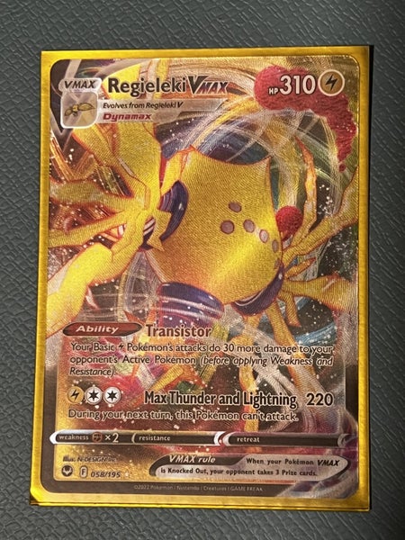 Pokemon Silver Tempest ~ Regieleki VMax 058/195 Carousel 1