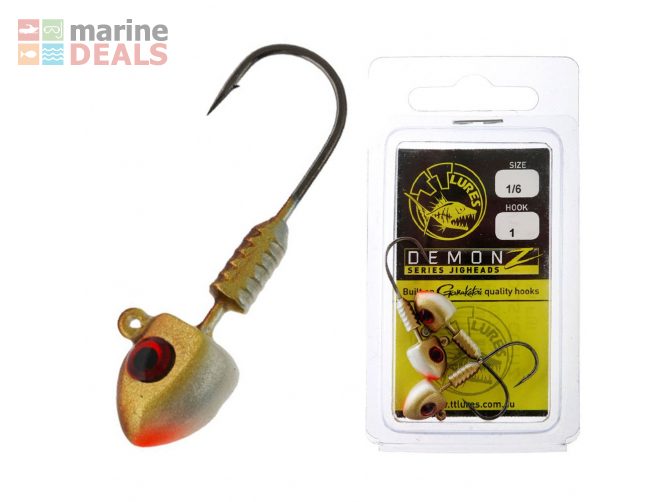 TT Lures DemonZ Jig Head Golden Boy 1/6oz 4.6g 1/… Carousel 1