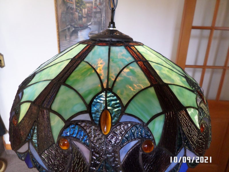 Tiffany leadlight 44cm standard lamp shade to fit YOUR Std lamp (pc) Carousel 2