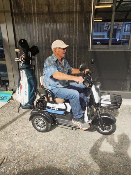 Electric Tricycle TM6+ Plus Mobility, golf cart, white Carousel 2