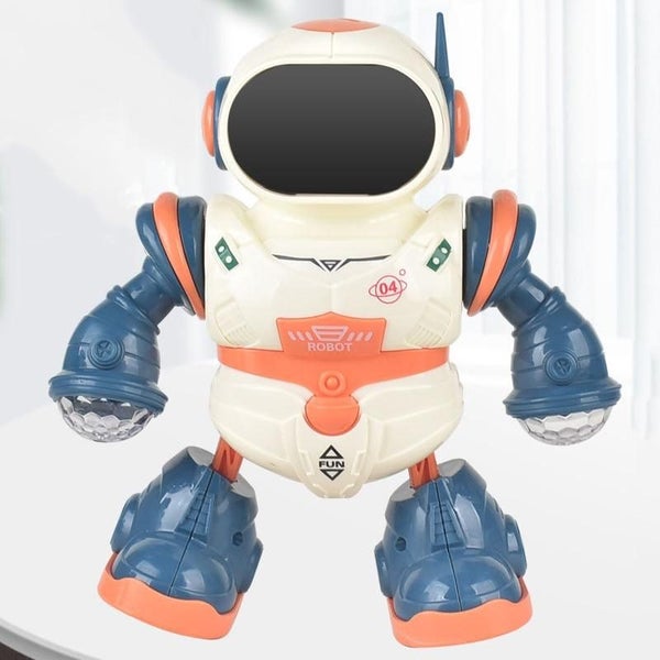 Intelligent Early Education Sound And Light Mechanical Robot Toys - 4 Blue Carousel 1
