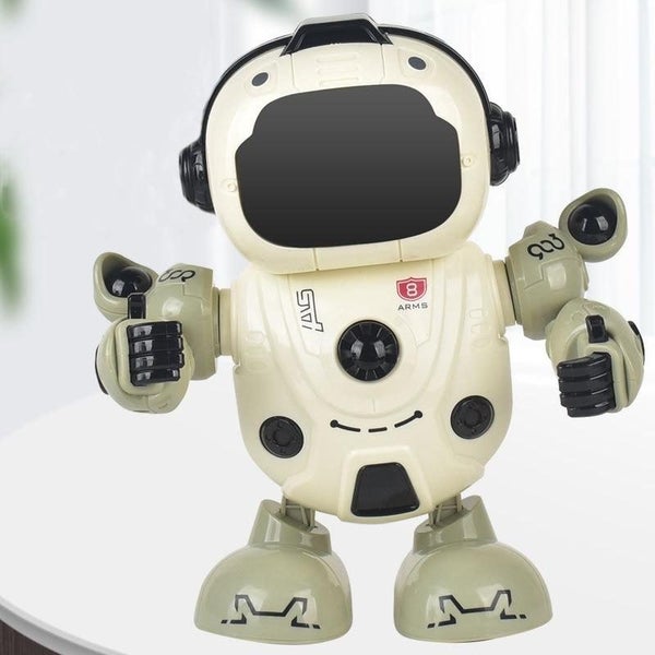 Intelligent Early Education Sound And Light Mechanical Robot Toys - 8 Green Carousel 1
