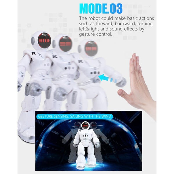 R18 Gesture Sensing Remote Control Robot Silver Carousel 17