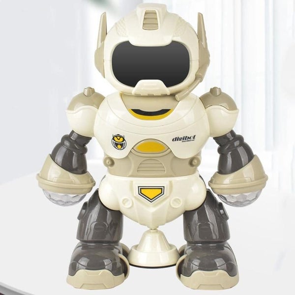 Intelligent Early Education Sound And Light Mechanical Robot Toys - 5 Yellow Carousel 1