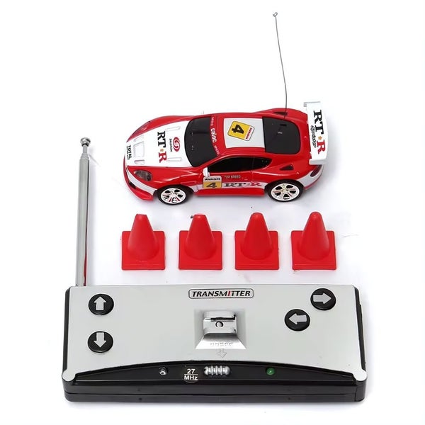 Mini RC Car in a Can Radio Remote Control Micro Racing Car (Red) Carousel 12
