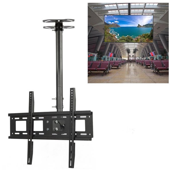 32-70 Inch Universal Height & Angle Adjustable Lcd Tv Wall-Mounted Ceiling Du... Carousel 1
