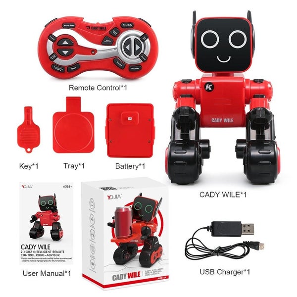 Ydj-K3 Smart Robots Support Dance Voice Control Education Red Carousel 2