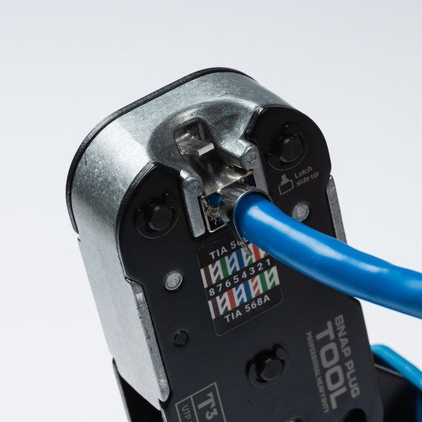 T10710EX Rj45 Snap Plug Crimp Tool Heavy Duty Rj45 Only Carousel 5