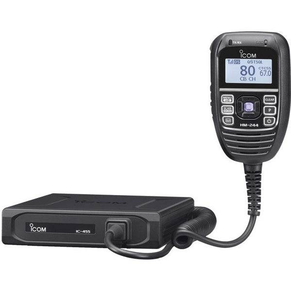 IC455 5W 80Ch 12/24V UHF Transceiver With Noise Cancelling Mic iCom Carousel 1