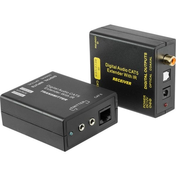 PRO1362D Digital Audio Cat5e/6 Extender With IR Kits Toslink and Coax Carousel 1