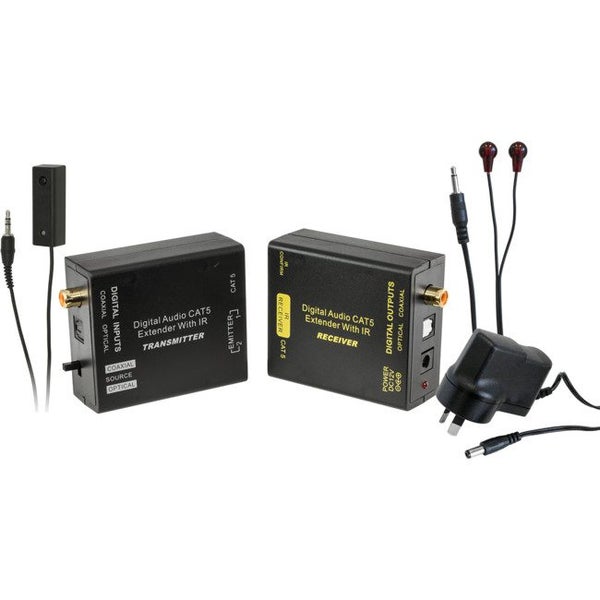 PRO1362D Digital Audio Cat5e/6 Extender With IR Kits Toslink and Coax Carousel 5