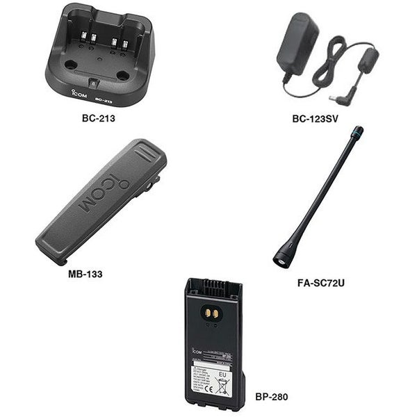 IC41PRO Ip67 80Ch UHF Hand Held Radio 5W iCom Made In Japan Carousel 4