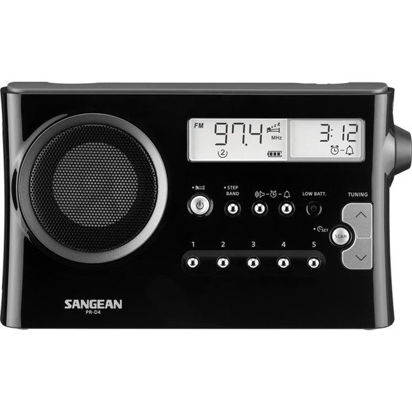PRD4BK AM/FM Portable Radio Black Carousel 2
