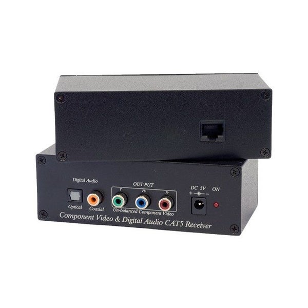 CV02A-4 Component Video Cat5 Extender 2Pcs/Set Balun Digital Audio Carousel 1
