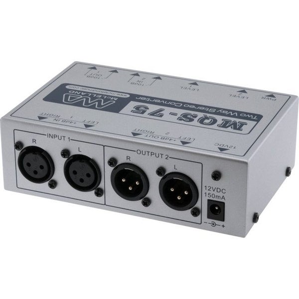 MQS75 2-Way Stereo Converter Stereo RCA To XLR 2 Way Carousel 2